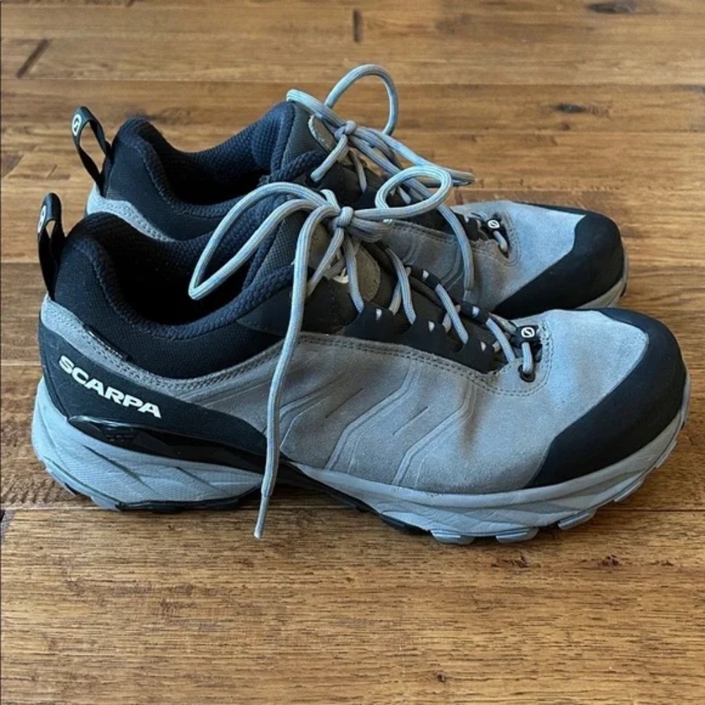 Scarpa Rush Trail Gtx Hiking Approach Shoes Smoke Provence Gray Size 40.5